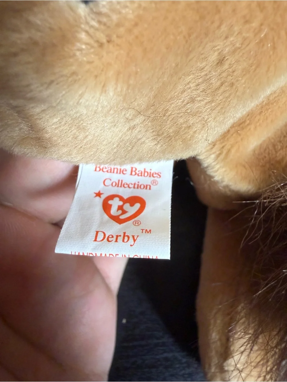 Derby horse Ty beanie baby
